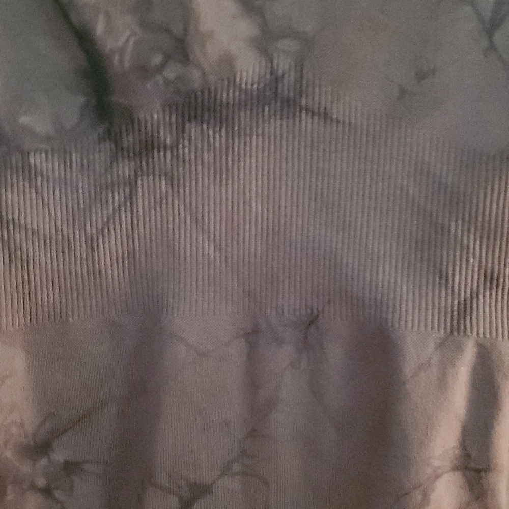 Zella Dark Blue Tie-Dye Long Sleeve Yoga Shirt Spandax - Picture 5 of 9